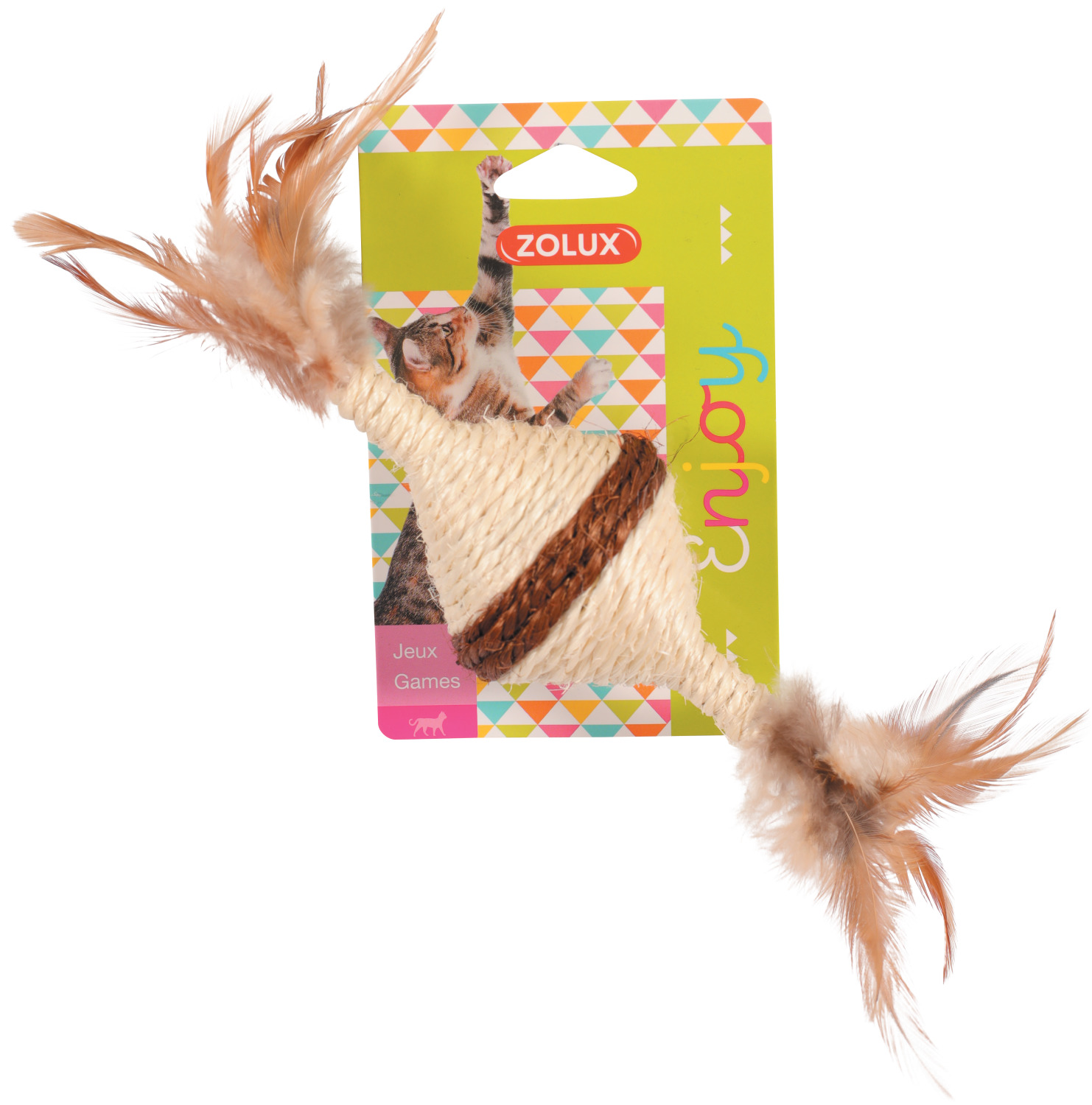 Jouet chat toupie sisal